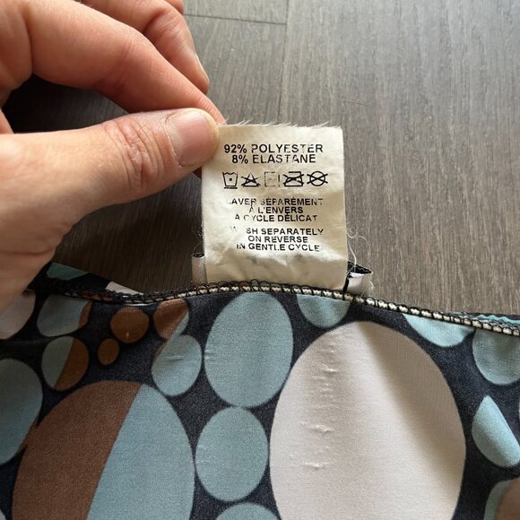 Kim & Co. Circular Multi-Colour Pattern Midi Skirt - Picture 7 of 12